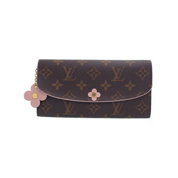 Louis Vuitton Wallet Emily Monogram Long Bifold Portefeuille - Picture 1 of 5